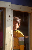 Girl on train