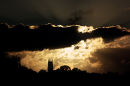 Silhouette of St Mary church