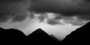 A storm over Buchaille Etive Mor