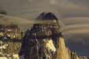 Storm light on the Aiguille de Dru