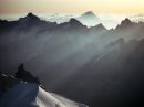 Sunrise from the Aiguille de Midi