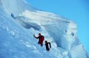 In the seracs of Mont Blanc de Tacul