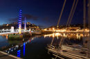 Torquay harbour at night