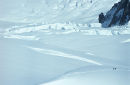 Climbers Crossing the Vallee Blanche