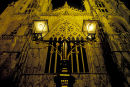 Looking up at the facade of York Minster