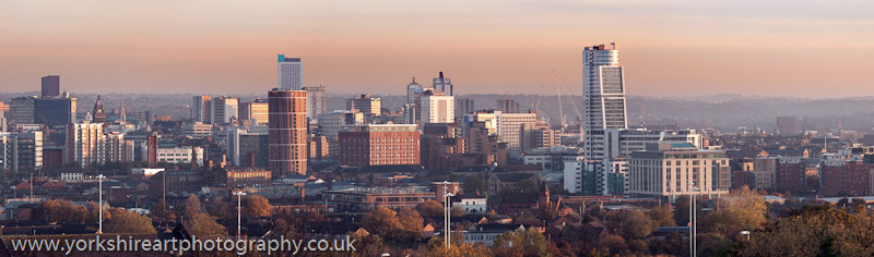 Leeds Skyline- Morning Light