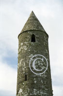 Round Tower at the Rock of Cashel, County Tipperary, Ireland.