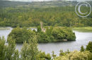 Castle Island, Lough Key Forest Park, Co. Roscommon, Ireland.
