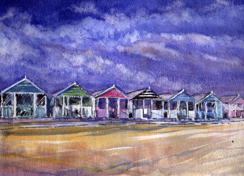 Beach Huts at Southwold