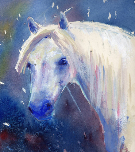 Dandy - Acrylic and watercolour