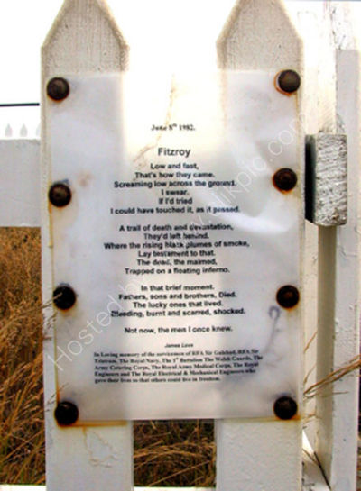 Memorial Fitzroy Poem James Love