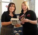 Lorraine Kelly at opening of refurbished Co-op, Tain