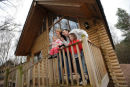 Kaye Adams and family at Macdonald Highland Resort
