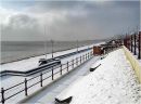 Snow on the prom