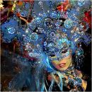 Carnival Lady in Blue