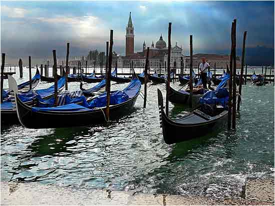Gondalos and San Giorgio Maggiore