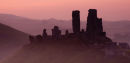 Corfe Castle at Sunrise