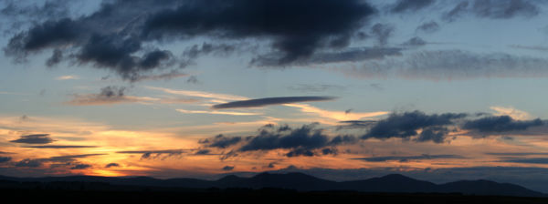 Pentland Hills sunset