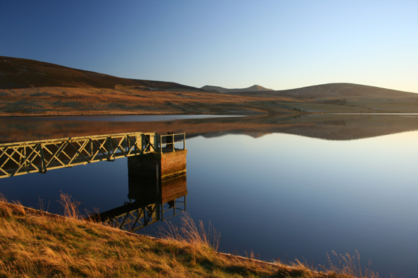 The Kips reflected in Threipmuir Reservoir