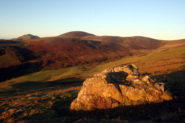The upper reaches of Boghall Glen