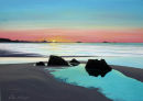Sunset behind Corbiere