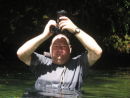 Day 28 :Going across a river, to get that picture 
photo: Armann Gudjonsson
