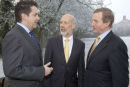 Glyn Roberts, David Ford, with Enda Kenny 2011