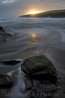Sunset in St. Finian´s Bay