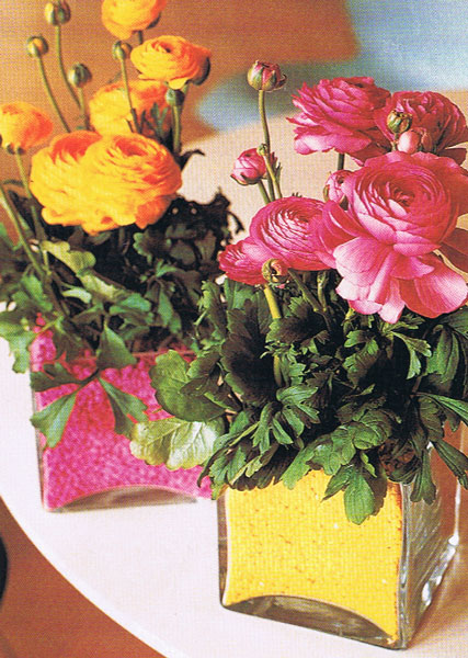 Funky table centre arrangements