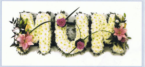 Lettered tributes