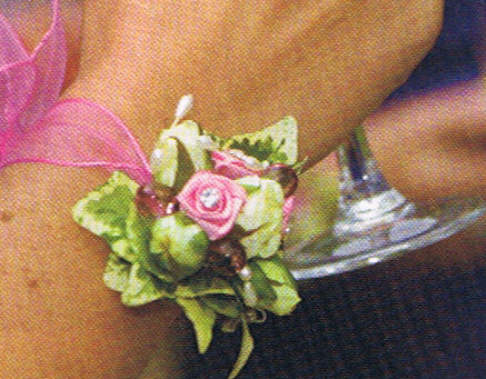 Ladies wrist corsage
