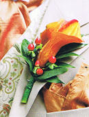 A dashing buttonhole for the dashing groom.