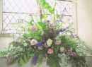 Church window display