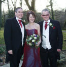 Informal hand-tied bridal bouquet 
