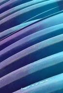 Blue canoes