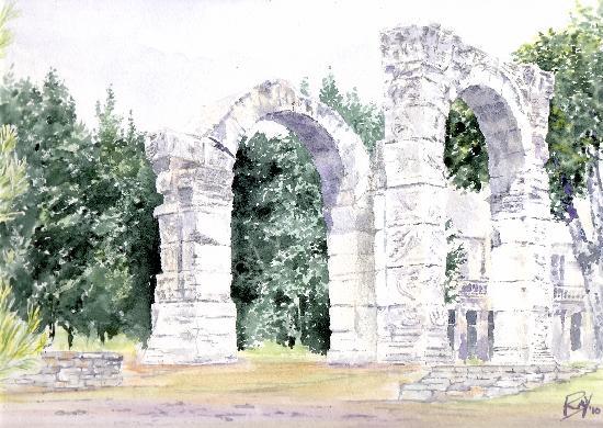 Cavaillon, roman arches Provence