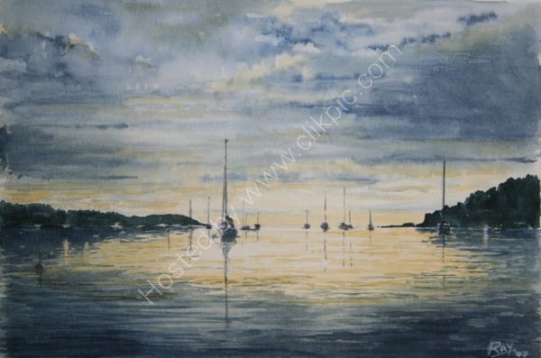 Devon Estuary at sunrise