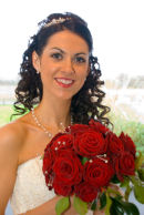 Paula looked grand when she danced with the Riverdance troupe - but she looks even better on her wedding day.