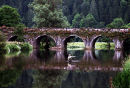 Fly-fishing on the River Nore at Inistioge, County Kilkenny, Ireland. 2005.