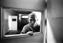 Leninski, Tajikistan, 1998. A man suffering from Post-Traumatic Stress at a psychiatric hospital. Civil war touched Tajikistan after the breakup off the U.S.S.R.. 