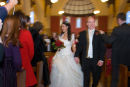 Paula and Don leave the chapel in Ardara. Looking happy and in love.