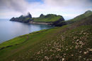 View to isle of Dun from Ruaival on Hirta (main island of St Kilda).