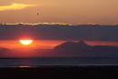 Aberlady Bay and Sunset over Arthur's Seat