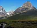 Dronning Marie Dal, dwarfed by nature...