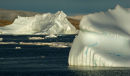 Bergs off the East Coast.