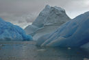 Blue and White Bergs