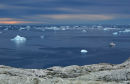Umivik Bay - Ship, Zodiac and Whales(?).