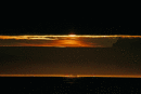 Sunset over the Icecap East Greenland