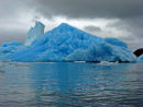 Blue Ice Pyramid Berg Napassorsuaq Fjord East Greenland