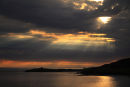 Sunburst over Medieval Church